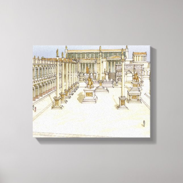 Imperial Forum. Rome Canvas Print (Front)