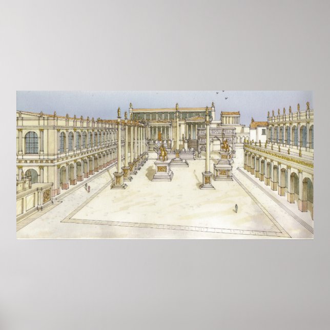 Imperial Forum. Rome Poster (Front)