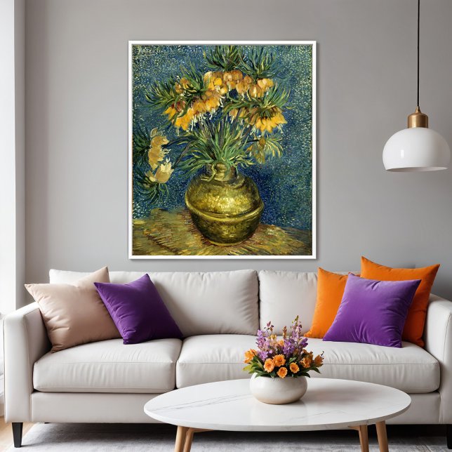 Imperial Fritillaries in a Copper Vase, Van Gogh Poster (Creator Uploaded)