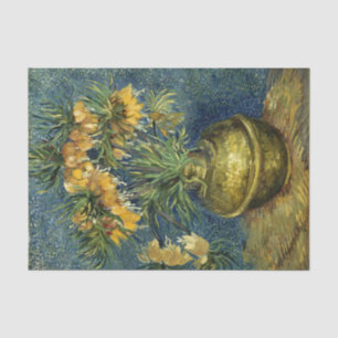 Imperial Fritillaries in a Copper Vase, Van Gogh Tissue Paper
