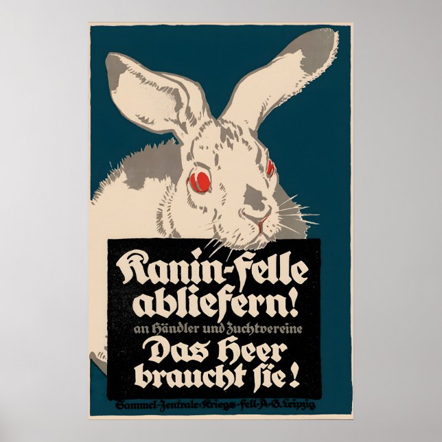 Imperial German WWI Propaganda Poster Donate (Front)
