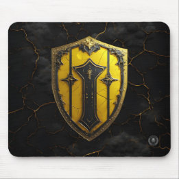 Imperial Gold Sun Guard Gaming Mouse Mat