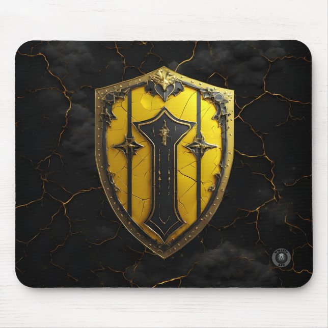 Imperial Gold Sun Guard Gaming Mouse Mat (Front)