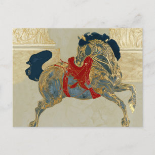 Imperial Golden Horse Holiday Postcard