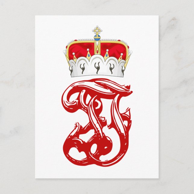 Imperial Monogram of Arch Duke Franz Ferdinand Postcard (Front)