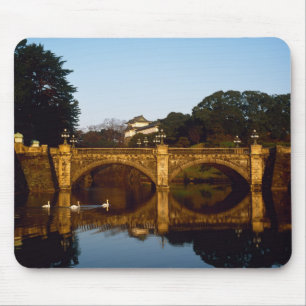 Imperial Palace, Nijubashi Bridge, Tokyo, Japan Mouse Mat