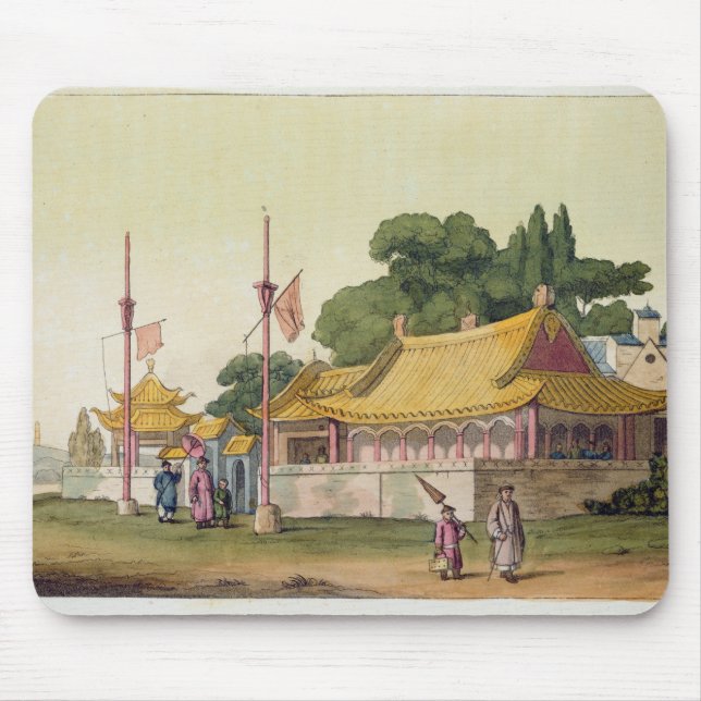 Imperial Palace, Tokyo, plate 54 from 'Le Costume Mouse Mat (Front)