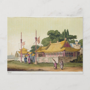 Imperial Palace, Tokyo, plate 54 from 'Le Costume Postcard