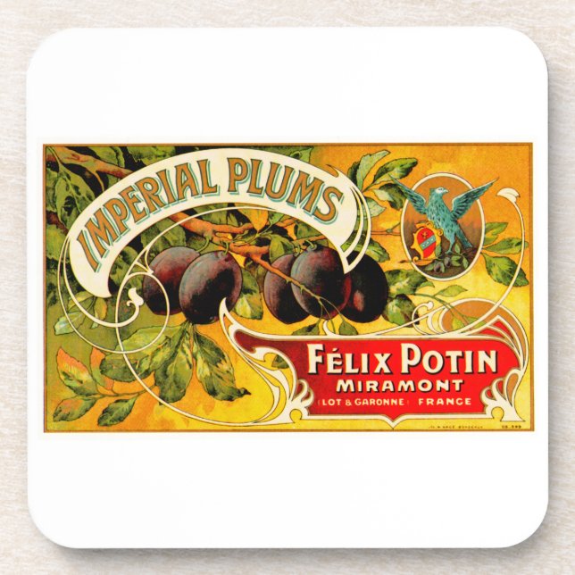 Imperial Plums Coaster (Front)