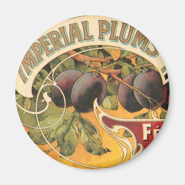 Imperial Plums Magnet (Front)