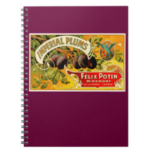 Imperial Plums Notebook