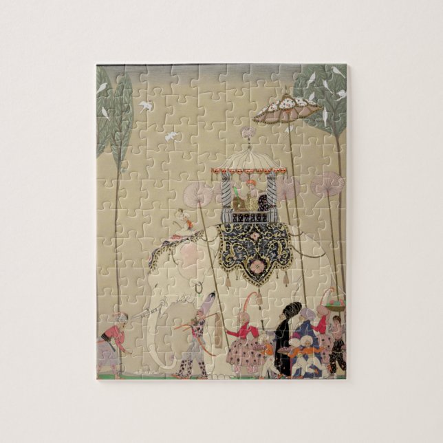 Imperial Procession (colour litho) Jigsaw Puzzle (Vertical)