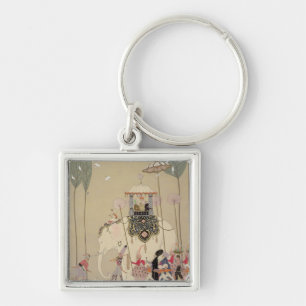 Imperial Procession (colour litho) Key Ring