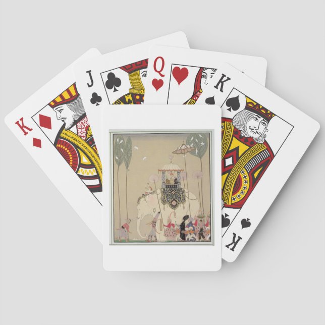 Imperial Procession (colour litho) Playing Cards (Back)