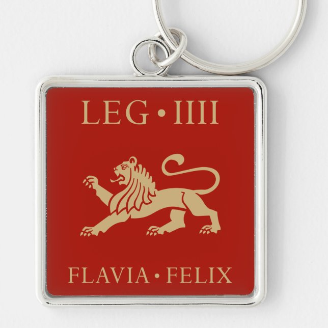 Imperial Roman Army - Legio IV Flavia Felix Key Ring (Front)