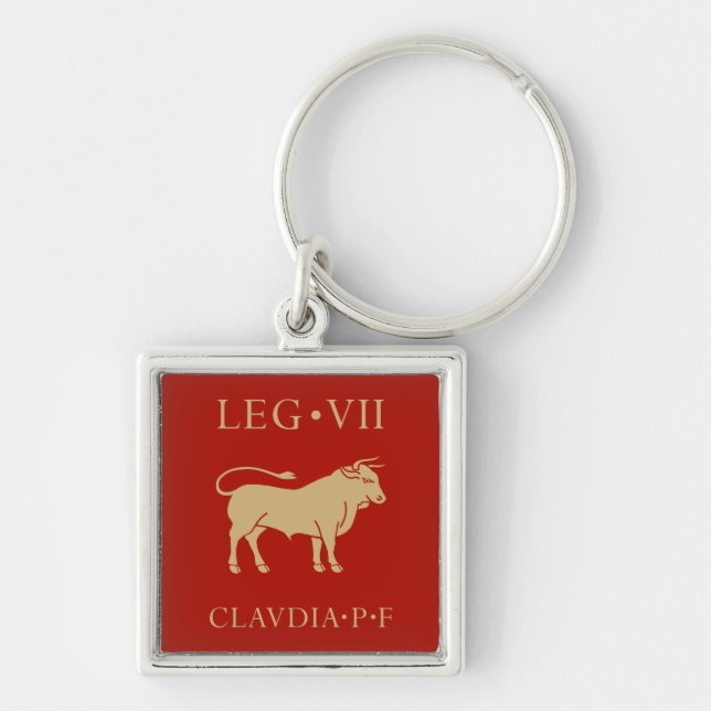 Imperial Roman Army - Legio VII Claudia Key Ring (Front)