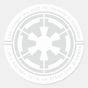 IMPERIAL SECURITY BUREAU CLASSIC ROUND STICKER