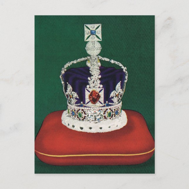 Imperial State Crown of England, Postcard (Front)