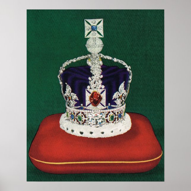 Imperial State Crown of England Poster (Front)