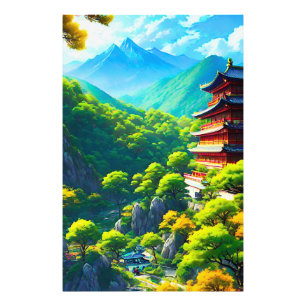 Imperial Tranquillity: Nature's Embrace Photo Print