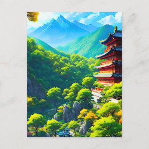 Imperial Tranquillity: Nature's Embrace Postcard