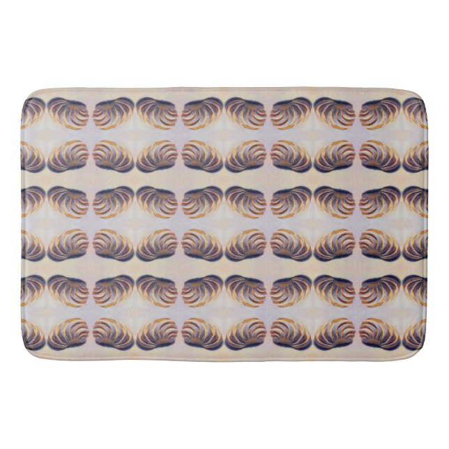 Imperial Venus Shell Pattern Bath Mat (Front)