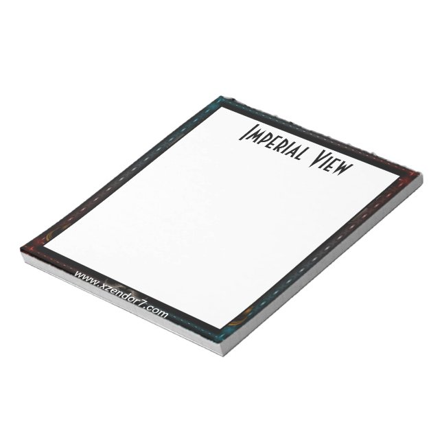 Imperial View Fractal Art Notepad (Rotated)