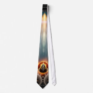 Imperial View Fractal Art Tie
