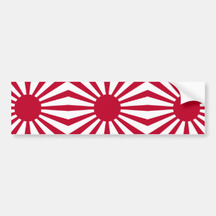 Imperial War Flag of Japan Bumper Sticker