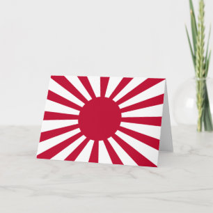Imperial War Flag of Japan Card