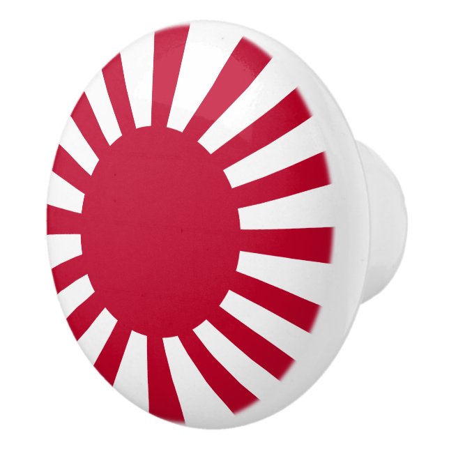 Imperial War Flag of Japan Ceramic Knob (Right)