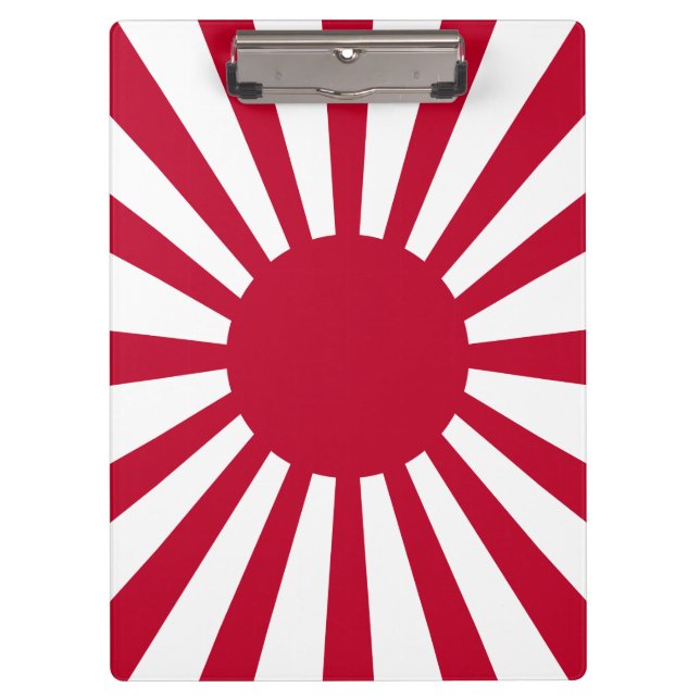 Imperial War Flag of Japan Clipboard (Front)
