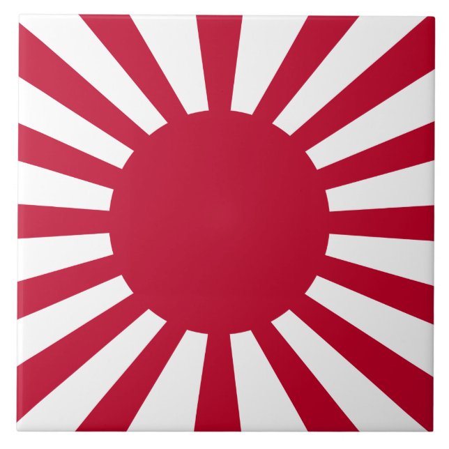 Imperial War Flag of Japan Tile (Front)