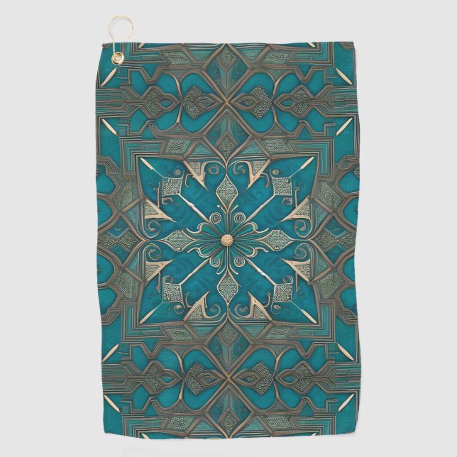 Imperturbability pattern golf towel (Front)