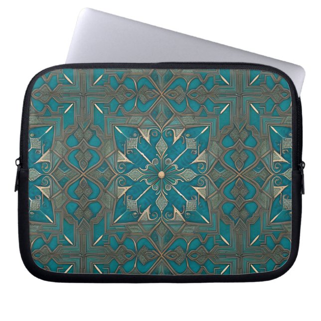 Imperturbability pattern laptop sleeve (Front)