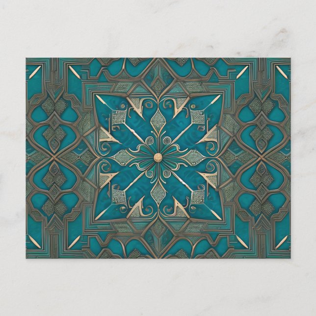 Imperturbability pattern postcard (Front)