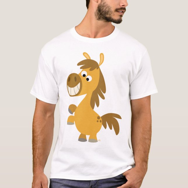Impetuous Cartoon Pony Children T-shirt (Front)