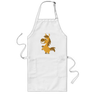 Impetuous Cartoon Pony Cooking Apron