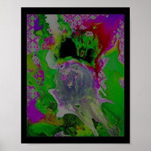 Implosion Sticker Poster