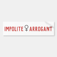 Impolite Arrogant Woman Female Symbol