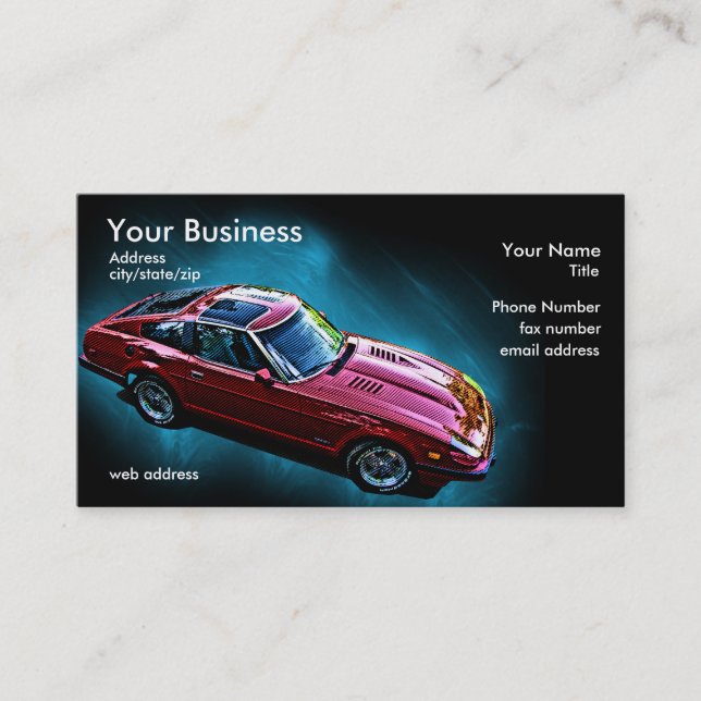Import - Z Car Business Card (Front)