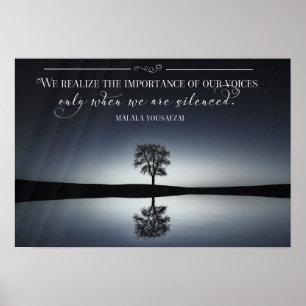 Importance Of Our Voices Poster