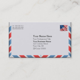 Important Air Mail Envelope Business Card