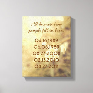 Important Dates Canvas