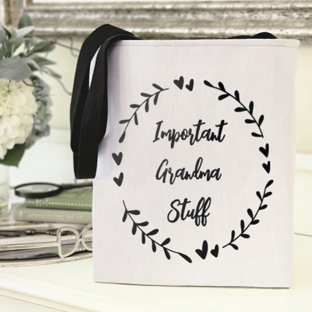 Important Grandma Stuff Tote Bag (Important Grandma Stuff Tote Bag)