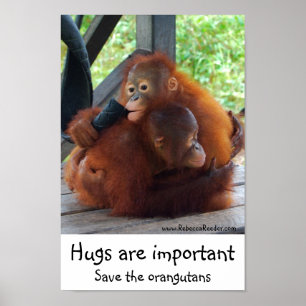 Important Inspirational Hugs Poster