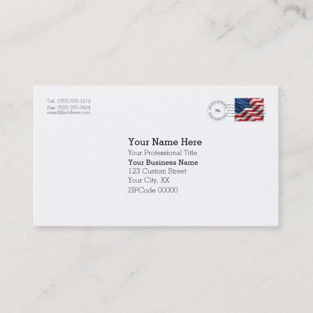 Important Mail Envelope Business Card (Front)