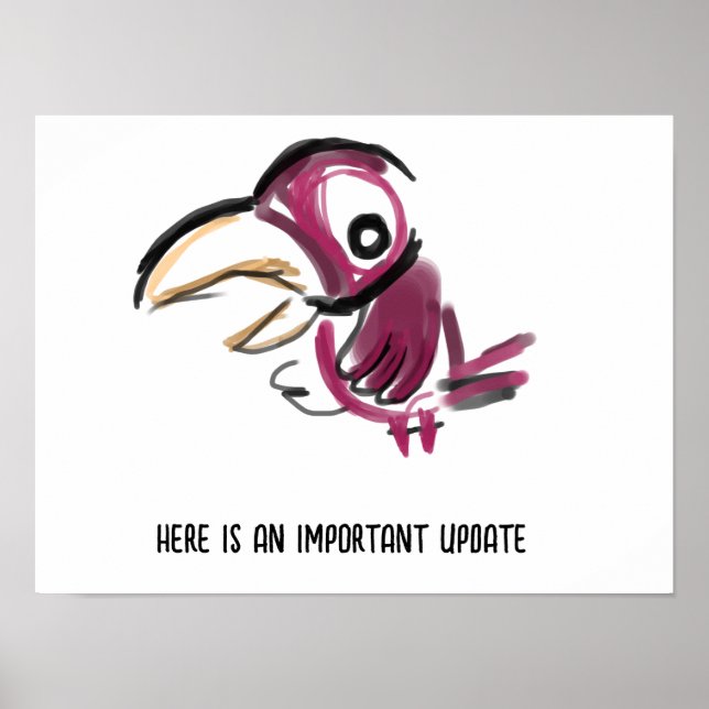 Important Update Poster (Front)