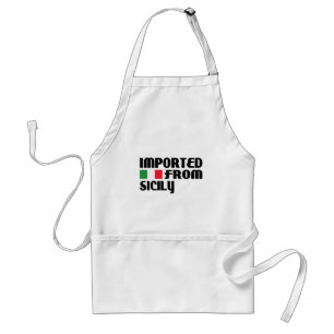 Imported from Sicily Standard Apron