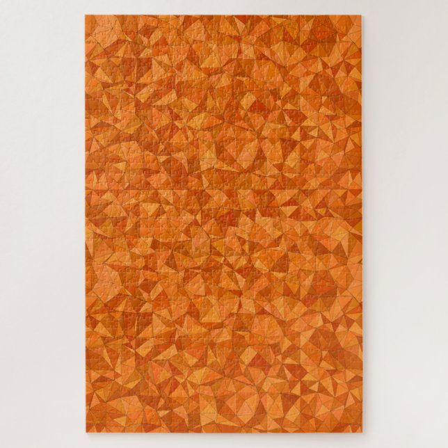 Impossible autumn orange abstract jigsaw puzzle (Vertical)